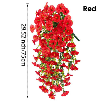 🌺 UV Resistant Hanging Artificial Morning Glory Vine 💖