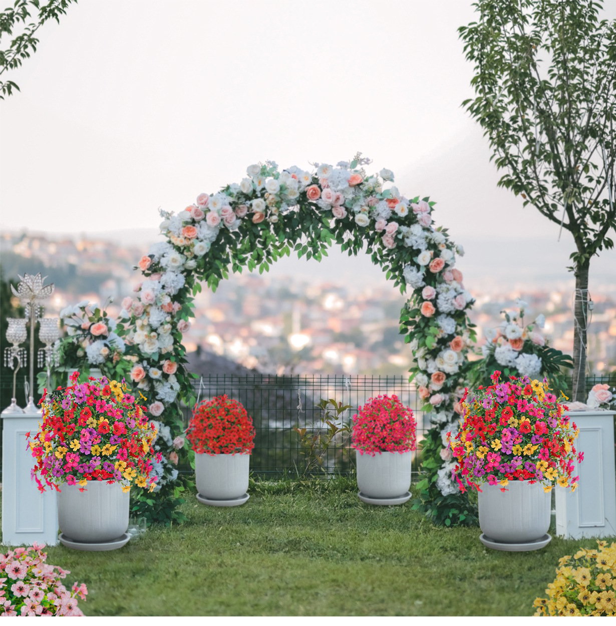 Last Day Promotion! 🔥Outdoor/Indoor UV Resistant & Waterproof Artificial Flower Decor