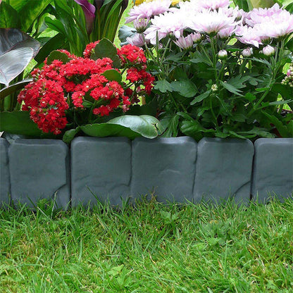 🔥LIMITED TIME 60% OFF! 🏡Imitation Stone Garden Fence - DIY Garden Edging Border🌿✨