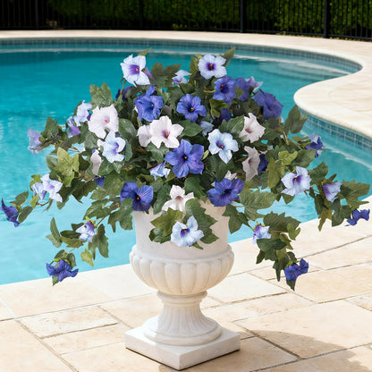 Artificial Fake Petunia Flowersfor Outdoor Decoration (2Pcs)