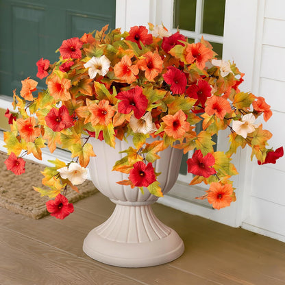Artificial Fake Petunia Flowersfor Outdoor Decoration (2Pcs)