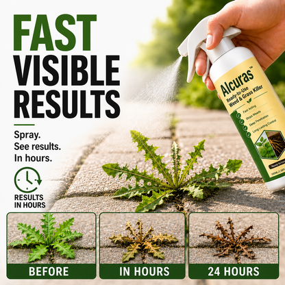 🏆 New Upgrade | Alcuras™ Ready-to-Use Weed & Grass Killer