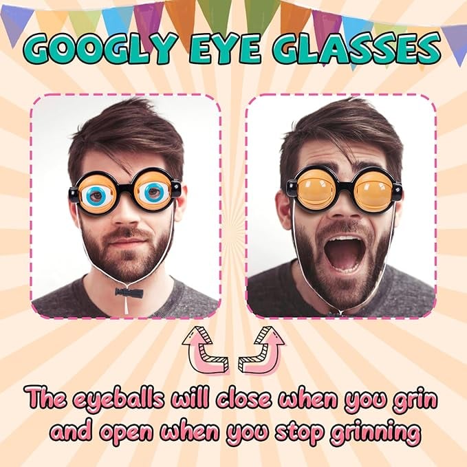 🏆Flash Sale💥Funny Glasses with Winking Eye Mechanism🥸