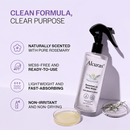 Rosemary Rice Water Volumizing Hair Spray